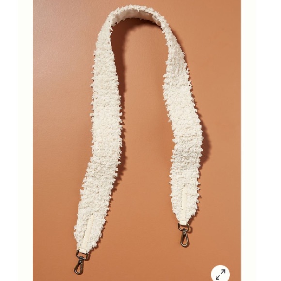 Anthropologie Handbags - Anthropologie Pearl Embellished Bag Strap